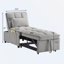 Convertible Chaise Lounge with Adjustable Backrest and Pillows-948558749
