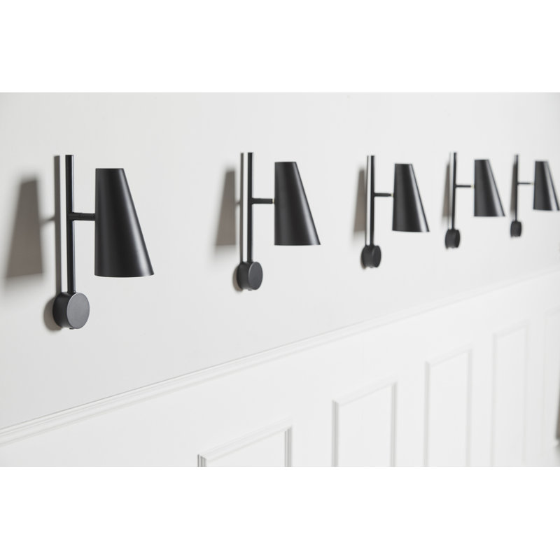 Cono Wall Lamp, Black