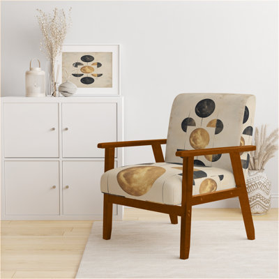 Chaise avec accoudoirs Moon I - Lunar Phases Abstract I
