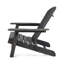 Chaise Adirondack pliante en bois massif Teigan-350117682