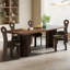 Table de salle à manger rectangulaire en bois massif French French-364894406