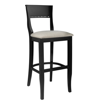 Tymon Solid Wood Counter Stool