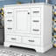 Meuble-lavabo simple 36 po avec plateau en céramique Nusrath