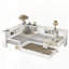 Lit plateforme en L avec lit gigogne, tiroirs de rangement et tablettes-1098921415