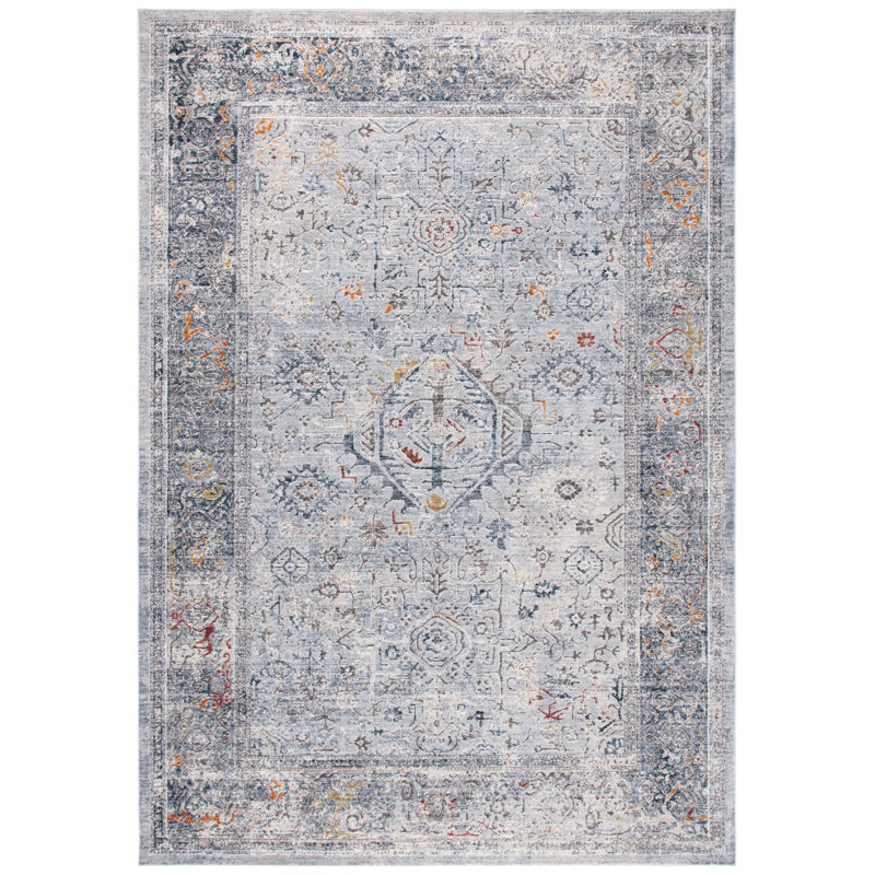 Tapis gris Smitherman, Rectangle 5 pi 1 po x 7 pi 6 po