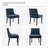 Demarrion Modern Extra-Wide Corduroy Upholstered Dining Side Chair – Solid Wood Frame, Ergonomic Full-Back Comfort-899067762