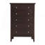 Commode verticale à 5 tiroirs avec boutons ronds-1306318873
