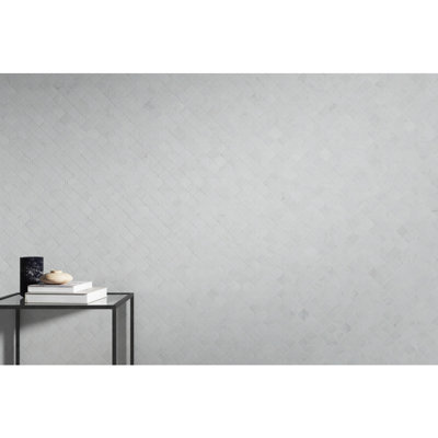 Marble Wf Winter Frost 12 in. x 12 in. Polished Marble Floor and Wall Tile (10.88 sq. ft./Case)