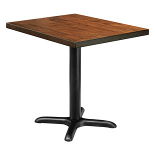  Flash Furniture 30'' x 30'' Restaurant Table X-Base with 3''  Dia. Table Height Column : Flash Furniture: Industrial & Scientific