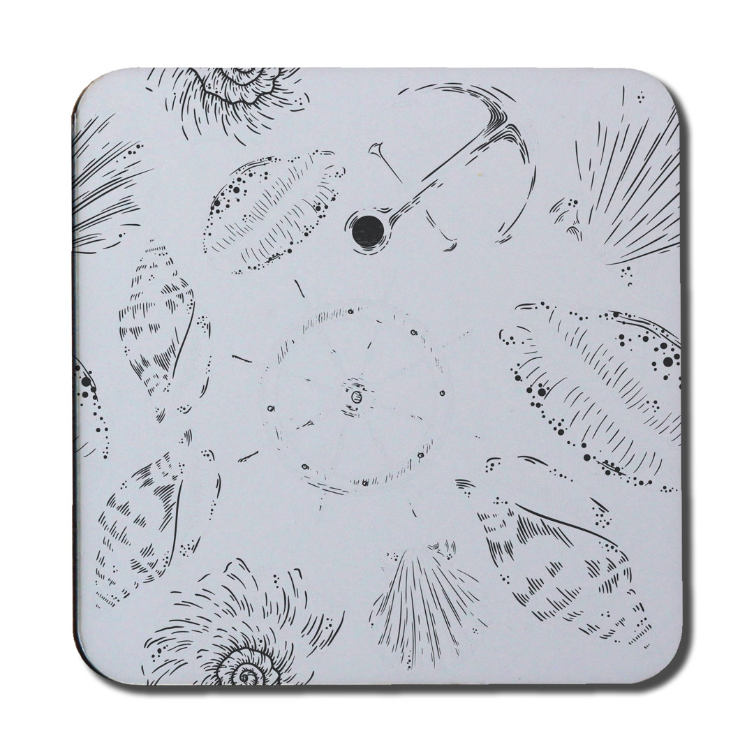 Square 6 Piece Coaster Set