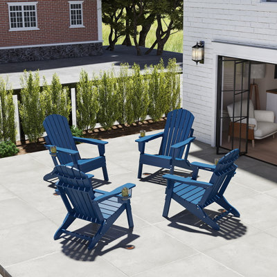 Ensemble de 4 chaises Adirondack pliantes