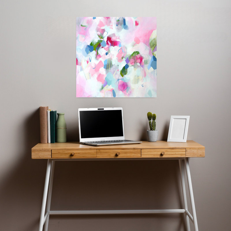 Maisie, art contemporain abstrait, H 18 po x l 18 po