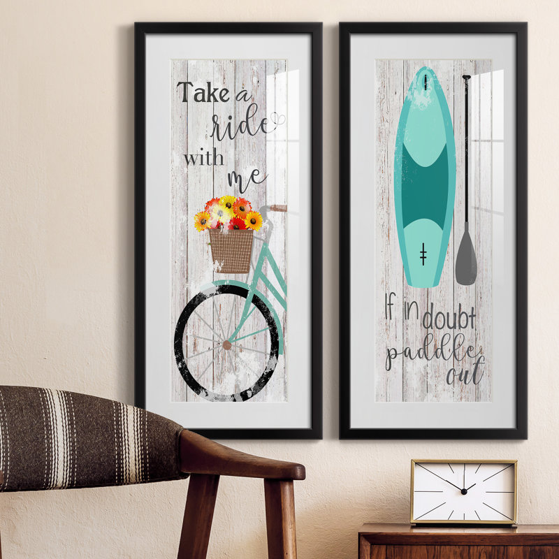 " Bicycle Ride " 2 - Pieces