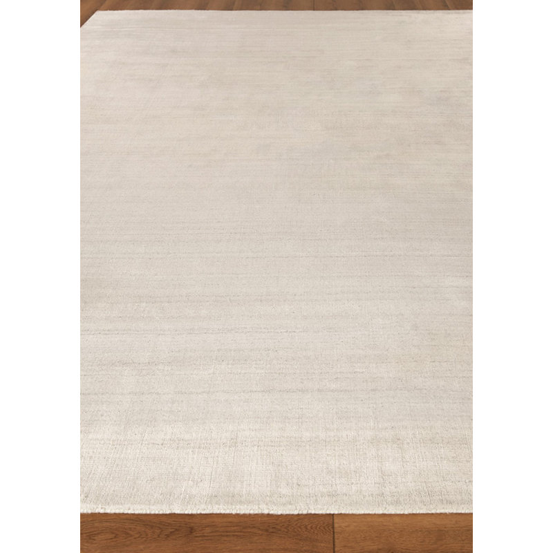 Sanctuary Hand-Loomed Beige Area Rug, Rectangle 2' x 3'