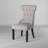 Manchester Upholstered Side Chairs, Light Grey/Black