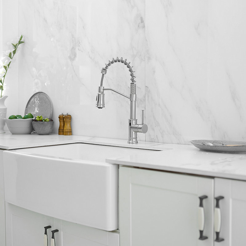 Touchless Kitchen Faucet,Hands Free Automatic Smart Kitchen Faucet, Brushed Nickel