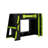 Twin Size Loft Bed With Desk And RGB Light-1194385795