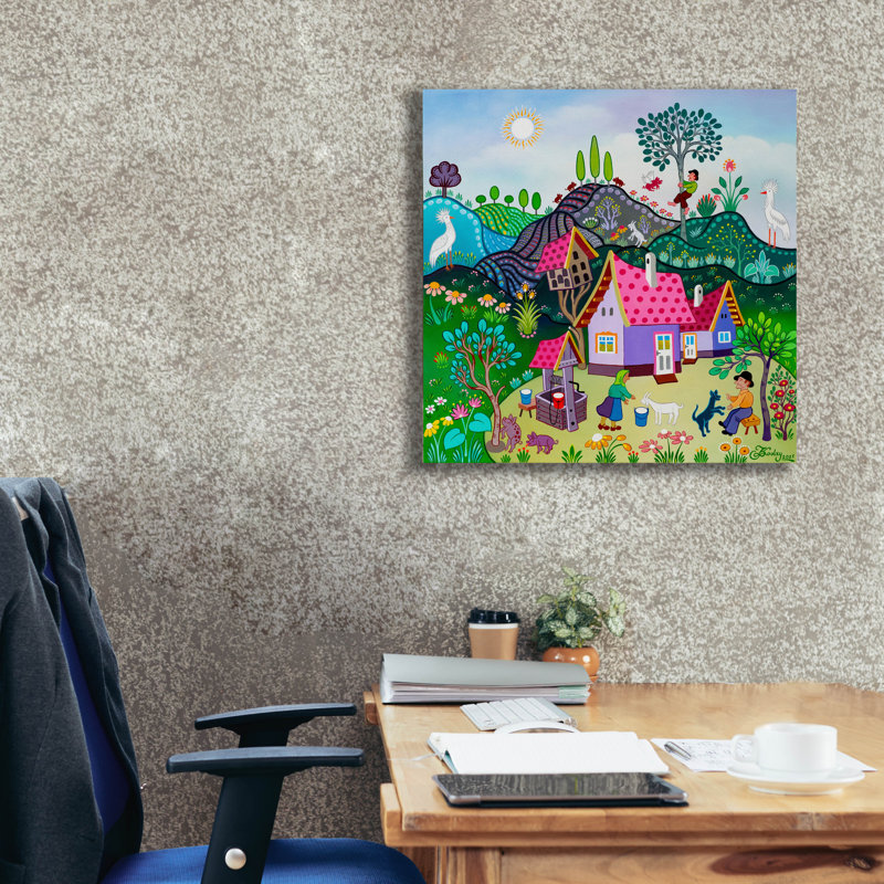  «When A Pig Flies» par Koday, art mural sur toile, 26 po x 26 po