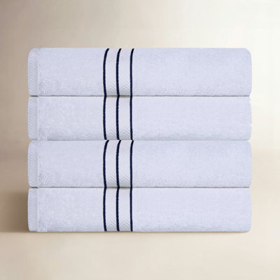 Josann 4-Piece Turkish Cotton Bath Towel Set