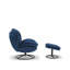 Azura Swivel Accent Chair with Footstool-1895488096