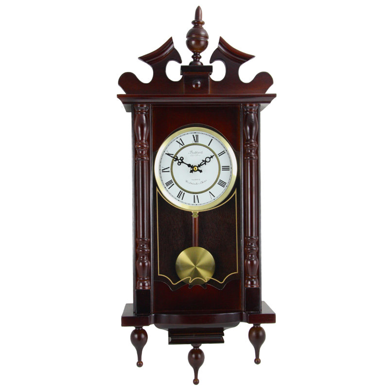 Solid + Manufactured Wood Wall Clock