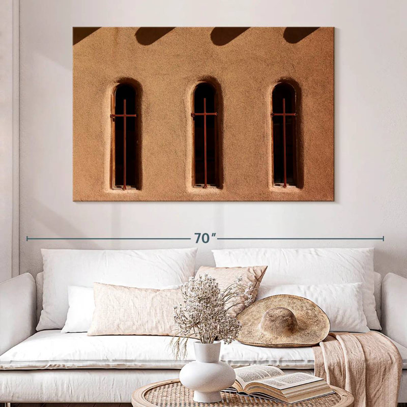Église Lilie El Santuario De Chimayo, H 24 po x l 36 po