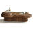 Walnut Cloud Minimalist Coffee Table