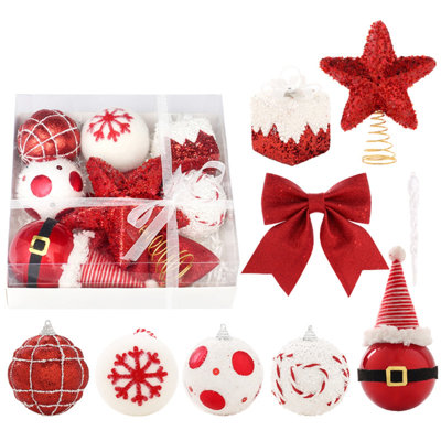 18 Pcs Christmas Ball Ornaments