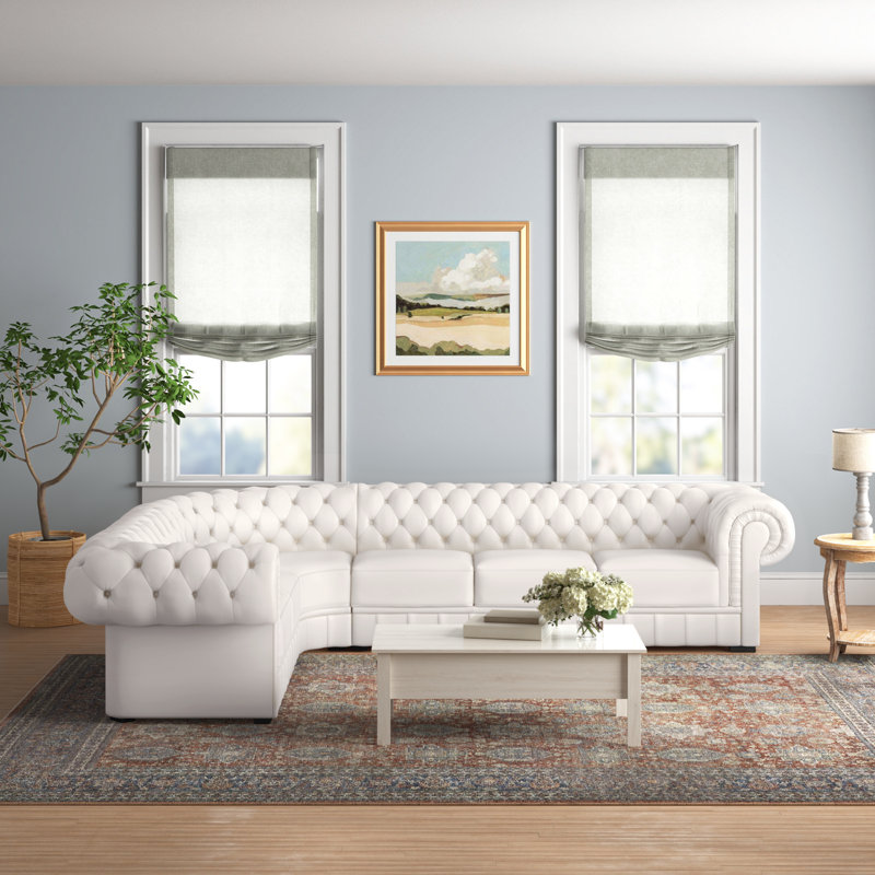 Aramus Upholstered L-Shaped Sectional, Left Hand Facing