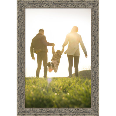 Attic Aged Wood Picture Frame