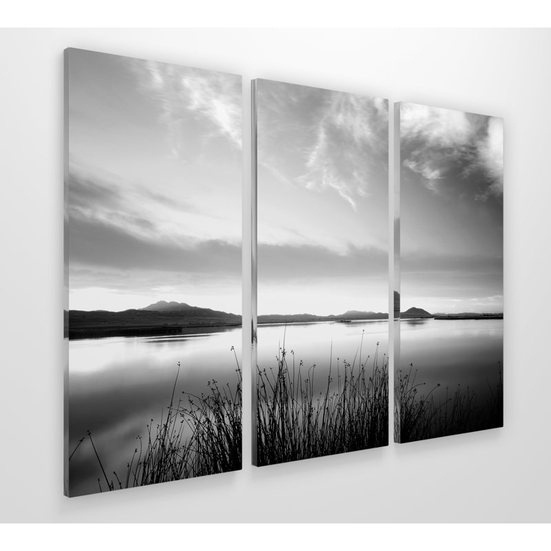 «Bear River at Dusk», reproduction de photo à multiples images sur toile tendue, 24 po x 36 po