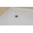 DreamLine SlimLine 36 inch D x 60 inch W x 2 3/4 inch H Single Threshold White Alcove Shower Base with 2 inch Brushed Nickel Left Round Drain-118322006-118322011