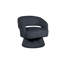 Fauteuil demi-tonneau rembourré pivotant-880815037
