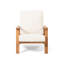 Fauteuil avec coussins et cadre en bois-76020405