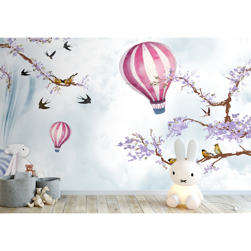 Papier peint texturé amovible Hot Sky Balloon, l 75 po x L 49 po