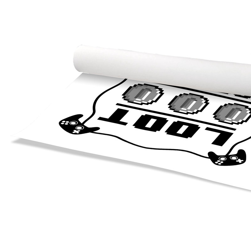 Impression sur papier Loot Hoarder Kids, H 10 po x l 10 po x P 1 po, Papier