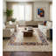 Tapis multicolore moderne en similicuir 8X10