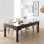 46 " Rectangular Solid Wood Top with Solid Wood Base Dining Table