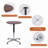 42.90"Movable Adjustable Coffee Table 360 Swivel-114232946