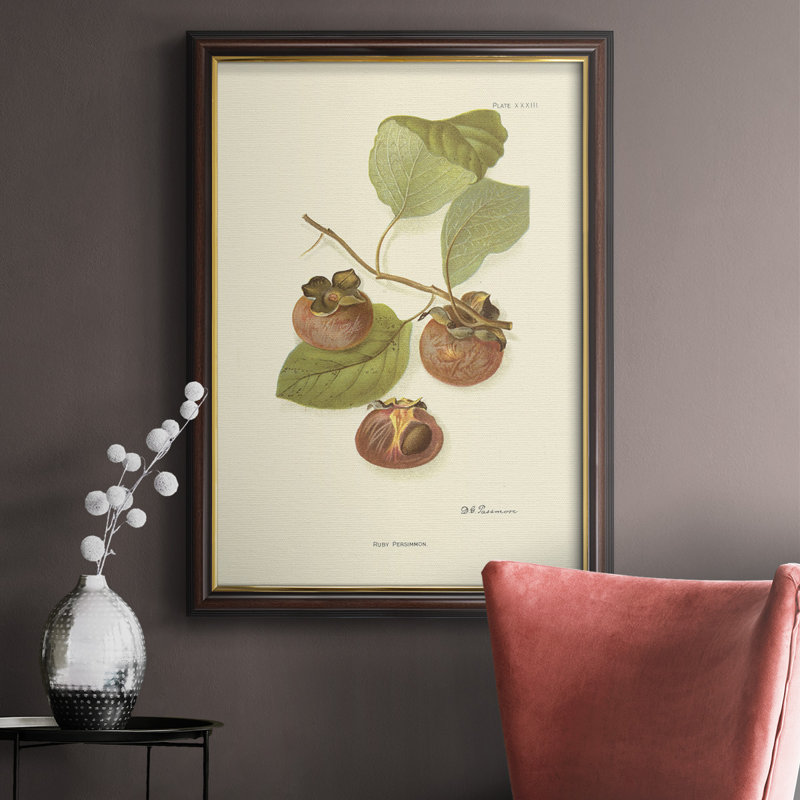 Persimmon II - cadre photo, impression sur toile, H 20 po x l 16 po x P 2,5 po