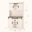 Garde-manger 72 po Fallynn