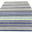 Tapis contemporain rayé en laine noué à la main Contemporary-588775338