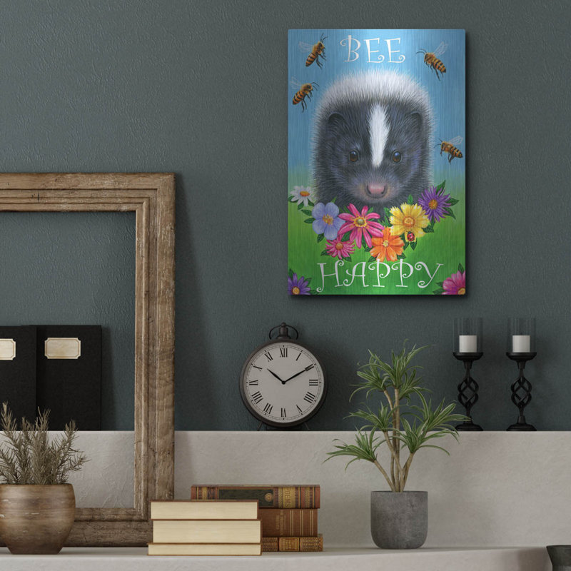 «Bee Happy 2» par Bridget Voth, H 16 po x l 12 po