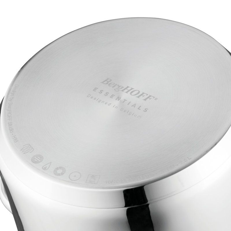 Comfort 7.2 Qt Stainless Steel Stockpot with Glass Lid