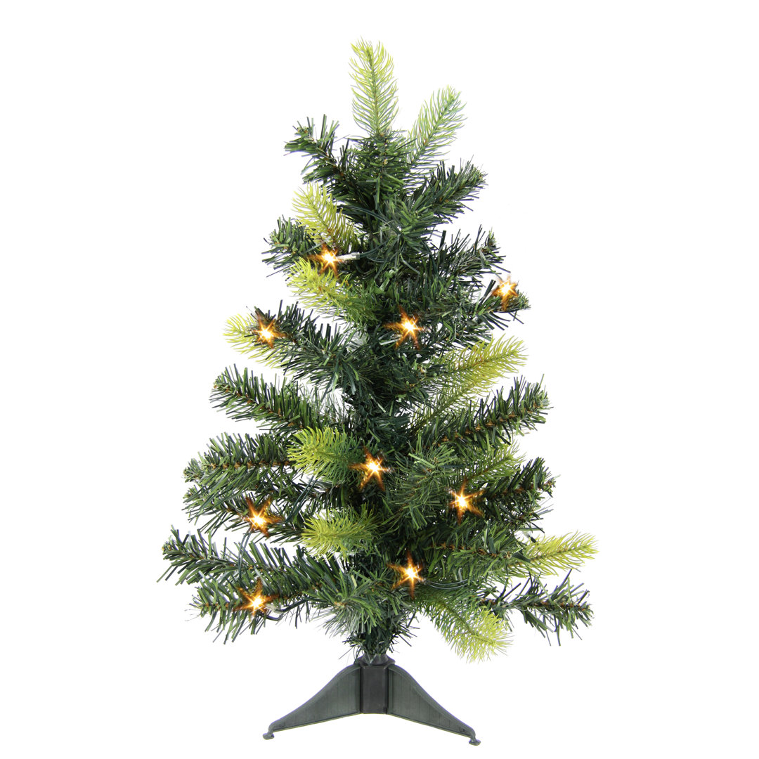 Künstlicher Weihnachtsbaum 60 cm mit 20 LED-Leuchten