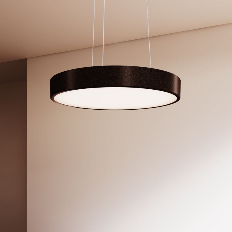 Servare 1 - Light LED Pendant, Black Bronze, 2" H x 16" W