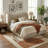 Elowen Chenille Fabric Upholstered Bed-479186989-479186976