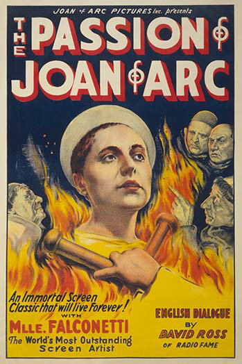 La passion de joan d’arc-impression de publicités, H 66 po x l 44 po