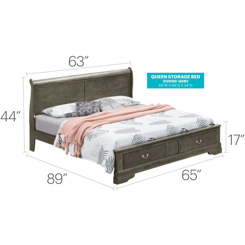 Bed Frame With Headboard
