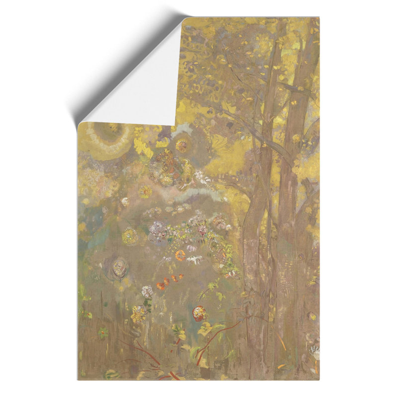 Trees by Odilon Redon - Frameless Print, 30cm H x 21cm W x 0.1cm D
